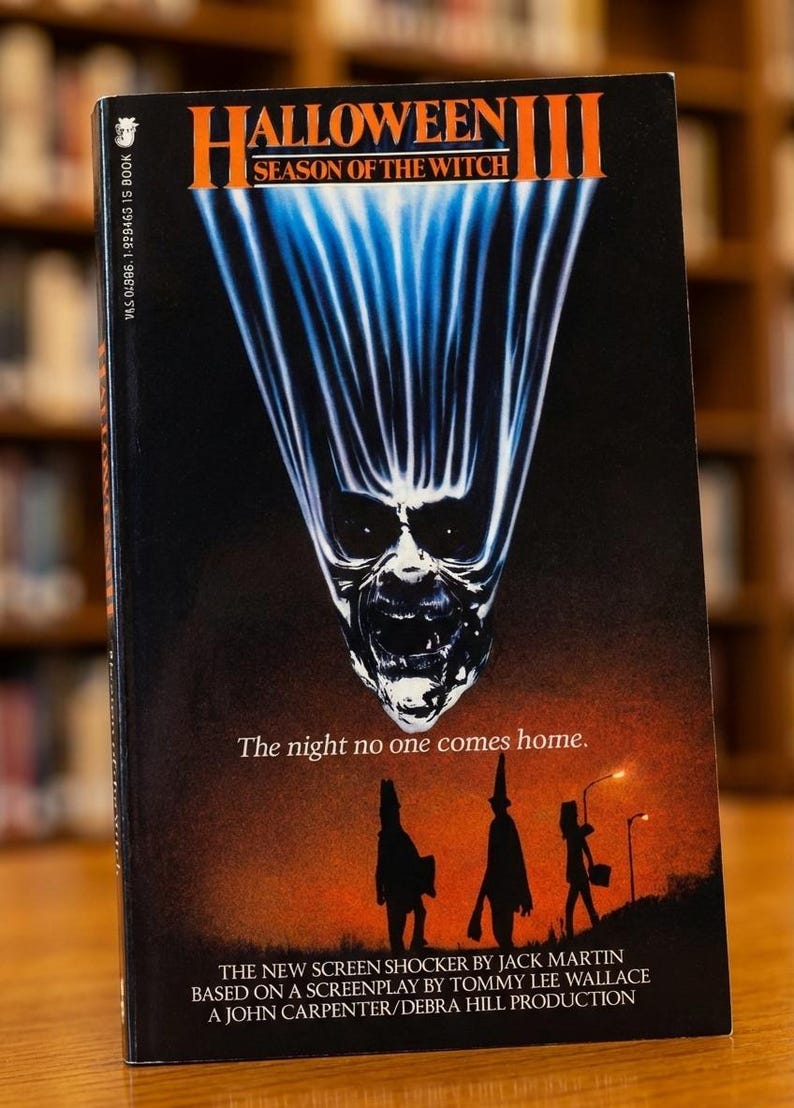 Halloween III: La temporada de la bruja, de Jack Martin | Edición de bolsillo | Novelización de película de terror imagen 1