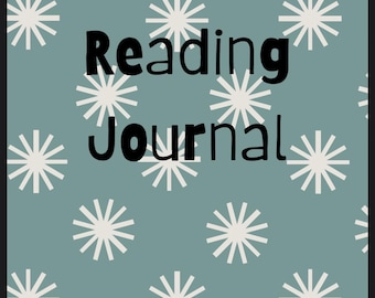 2026 Lese Journal-Printable (einfaches Cover)