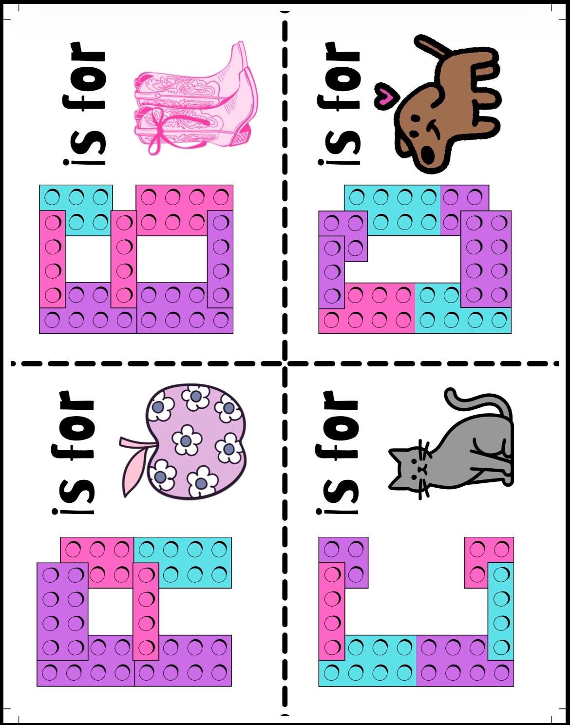 ABC Block Printable Flashcards - Etsy