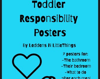Kinderposter mit Verantwortung