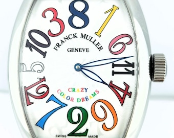 Vintage Franck MulLer Geneve Crazy Color Dream Master Of Complication Automatic Men's Wrist Watch Free Shipping