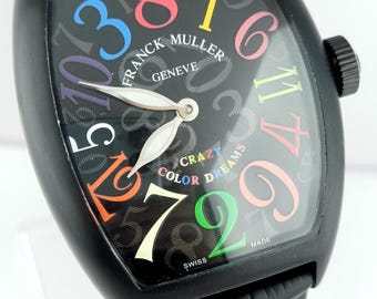 Vintage Franck MulLer Geneve Crazy Color Dream Master Of Complication Automatic Men's Wrist Watch Free Shipping