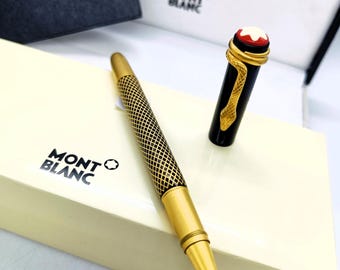 Vintage Beautiful Montblanc Heritage Rouge et Noir Special Edition Roller Ball Pen Free Shipping