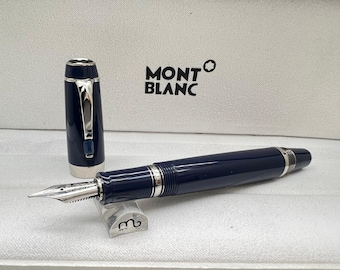 Pluma estilográfica Montblanc Boheme Noir Blue+Silver Edición Especial