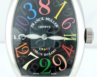 Vintage Franck MulLer Geneve Crazy Color Dream Master Of Complication Automatic Men's Wrist Watch Free Shipping