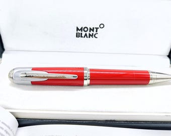 Vintage Beautiful Montblanc Great Characters Enzo Ferrari Limited Edition Ballpoint Pen Free Shipping