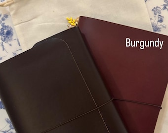 B6 Trifold - vegetable Tanned Leather - Free Shipping