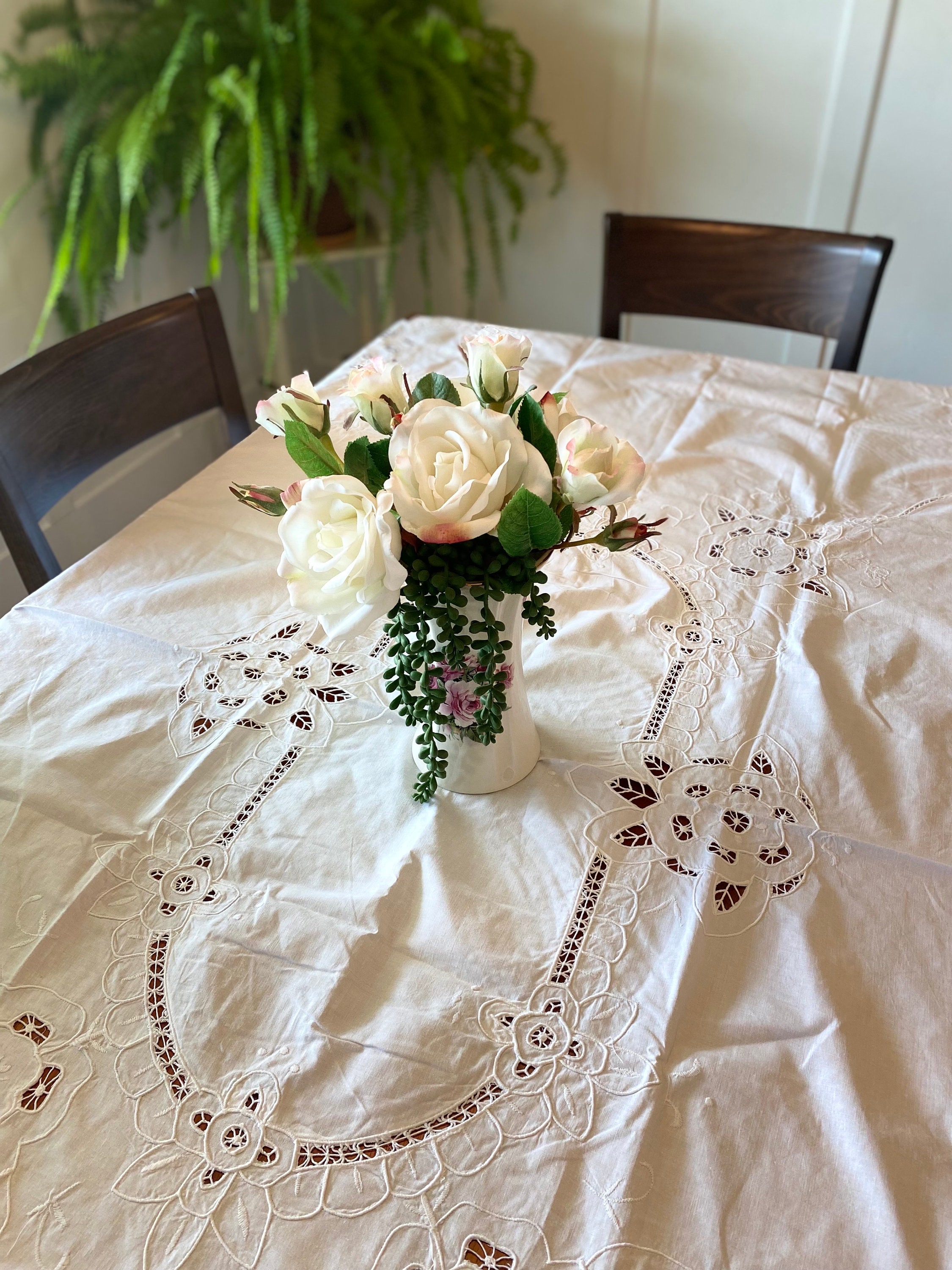 Rachel Ashwell Shabby Chic Tablecloth - Etsy