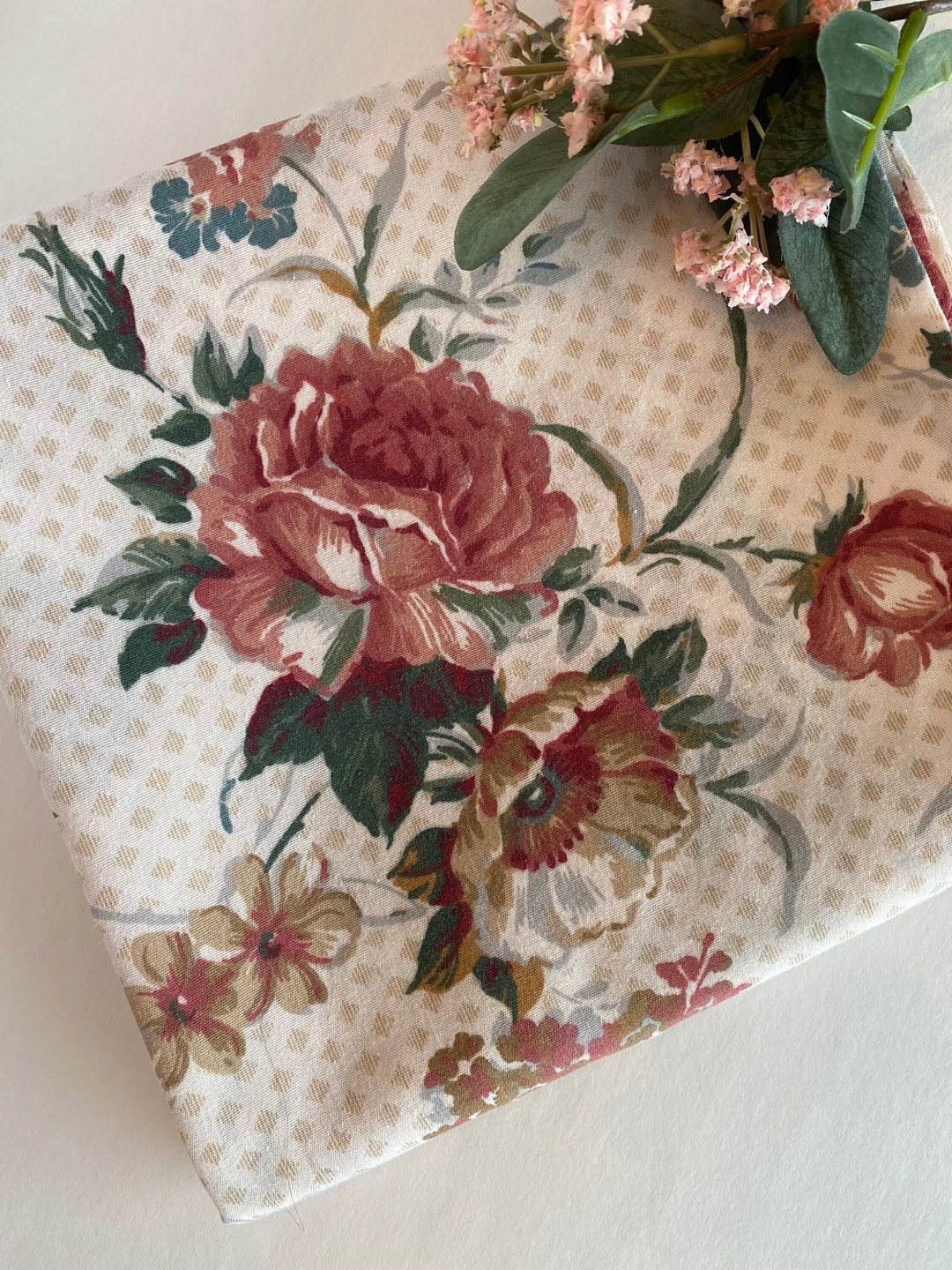 Floral KING Pillowcases 2, Shabby Chic, Farmhouse, Cottage, Country