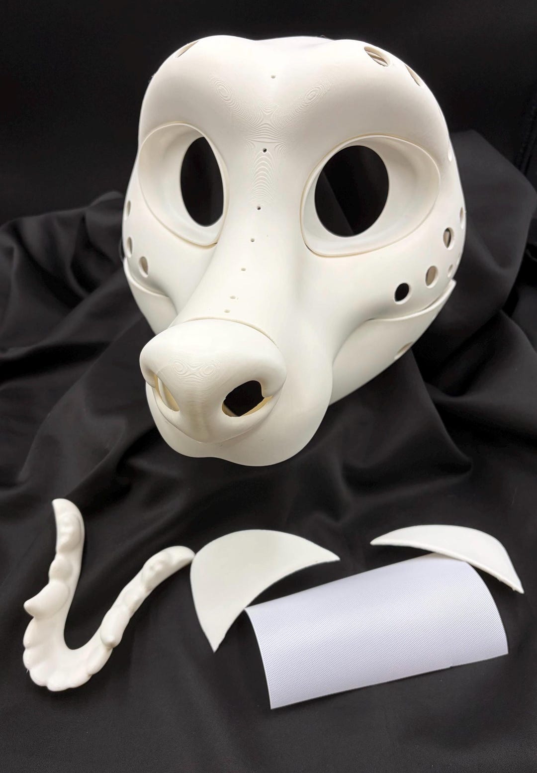 Python Fursuit Canine Fursuit Head Base | 3D Printed Furry Cosplay Mask - Etsy