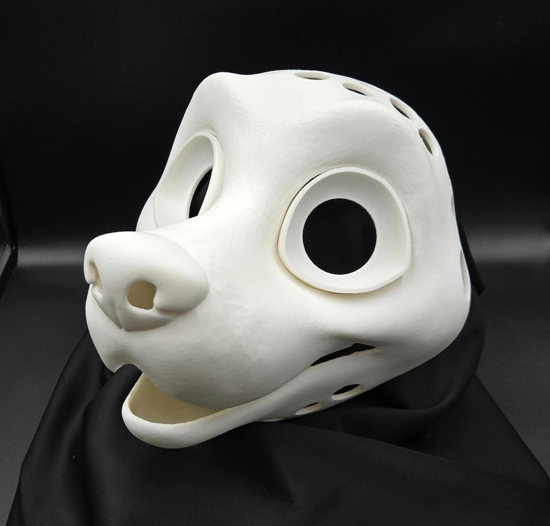 Python Fursuit 3D Printed Fursuit Head Base - Toony Canine | DIY Furry Cosplay Mask - Etsy