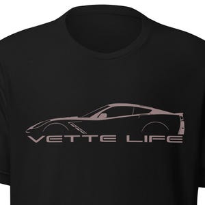 Corvette C7 Silhouette T-Shirt | Car Enthusiast Gift