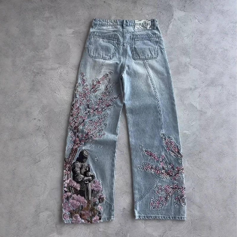 Painted Denim Jeans