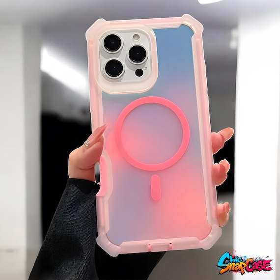 MagSafe Laser Armor Case – Dual Layer Shockproof Protection