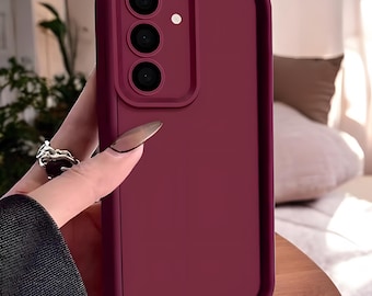 Soft Candy Color Silicone Case for Samsung Galaxy – TPU Shockproof Slim Protective Phone Cover