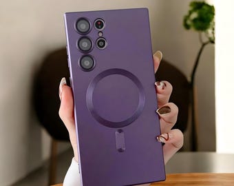 Magnetic Matte Case – Shockproof Soft Protective Cover