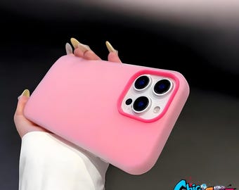 Soft Matte Candy Transparent Phone Case Shockproof Silicone Bumper Protective Cover