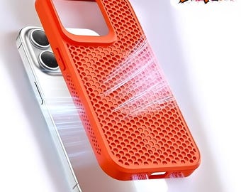 Cooling Heat Dissipation Phone Case Breathable Hard Back Magnetic MagSafe Cover