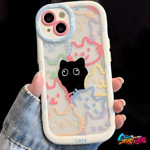 Cat iPhone Case | Soft Silicone, Shockproof Phone Cover