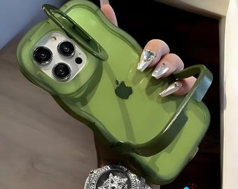 Transparent Stand Holder Case – Soft Bumper Protective Cover