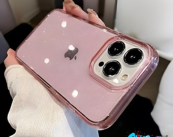 Glitter Clear Case – Transparent Soft Shockproof Cover