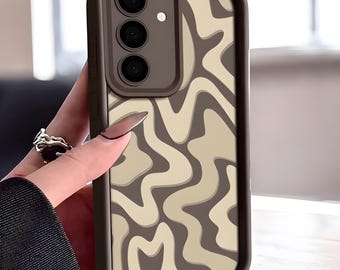 Striped Pattern Phone Case for Samsung Galaxy – Protective Soft Cover with Stylish Design