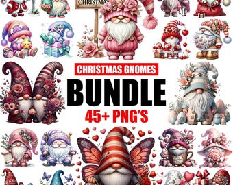 45+ Christmas Gnomes Png Bundle, Merry Christmas Png Bundle, Gnome Png, Funny Christmas Png, Gnome Clipart Png, Cute Gnome, Gnome Stickers