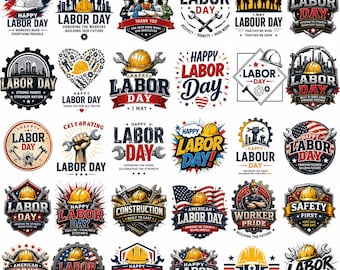 Labor Day PNG Bundle, Patriotic USA Shirt Designs, Construction Worker PNG, Blue Collar Worker Design, Patriotic Labor Day Bow Bundle