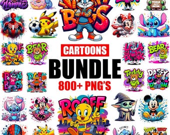 800+ Funny Cartoon Character Png, Retro Cartoon Png, Cartoon SVG, Cartoons Bundle, Retro Svg, Sublimation Designs, Kids Png Bundle, Cartoons