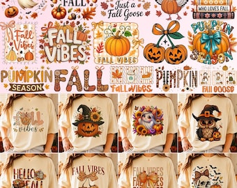 50+ Fall Bundle Png, Thanksgiving Bundle Png, Spooky Png, Cute Goose, Cozy Season, Coquette Bow Fall Png, Fall Design Bundle, Png Bundle