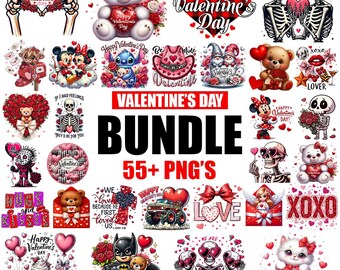 55+ Valentine Mega Bundle Png Bundle, Retro Valentine Png, Valentines Day Png, Kids Valentine Png, Valentine Love Bundle, Valentine Designs