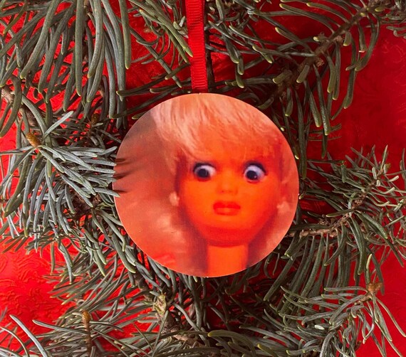 Disgusted Disgusting Disappointed Barbie Christmas Ornament: Custom Laser Engraved Gift