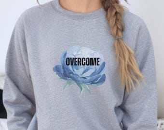 Inspirational Sweatshirt | Inspirational Floral Crewneck