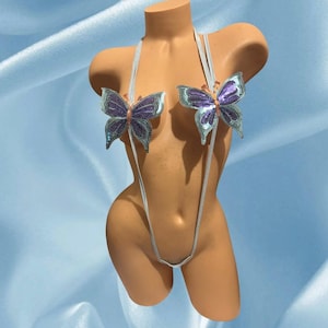 Exotiska fjärilsdanskläder