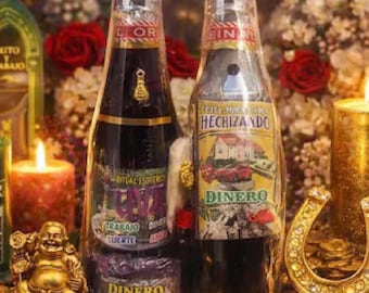 Dinero Road Öffner Ritual Flaschen | Reichtum • Wohlstand • Geldgeschenk 1 Fläschchen