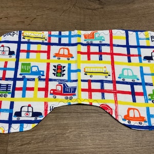 輪郭のあるげっぷ布、車、トラック、フランネル生地、新生児、シャワー、男の子、出産祝い、赤ちゃんの必需品、げっぷ布
