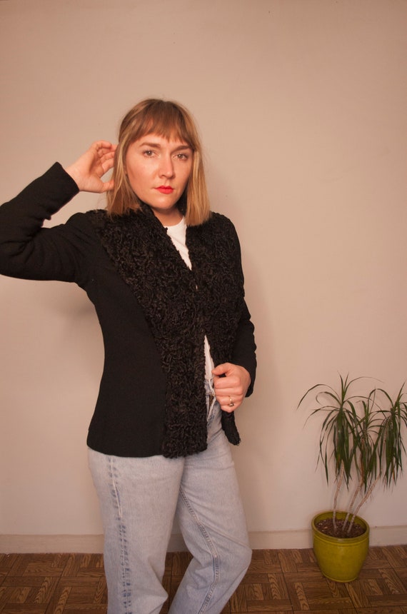 Vintage Clothing, 60s Wool Blazer, Women's Size Sm
