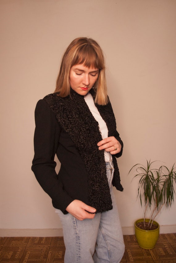 Vintage Clothing, 60s Wool Blazer, Women's Size S… - image 4