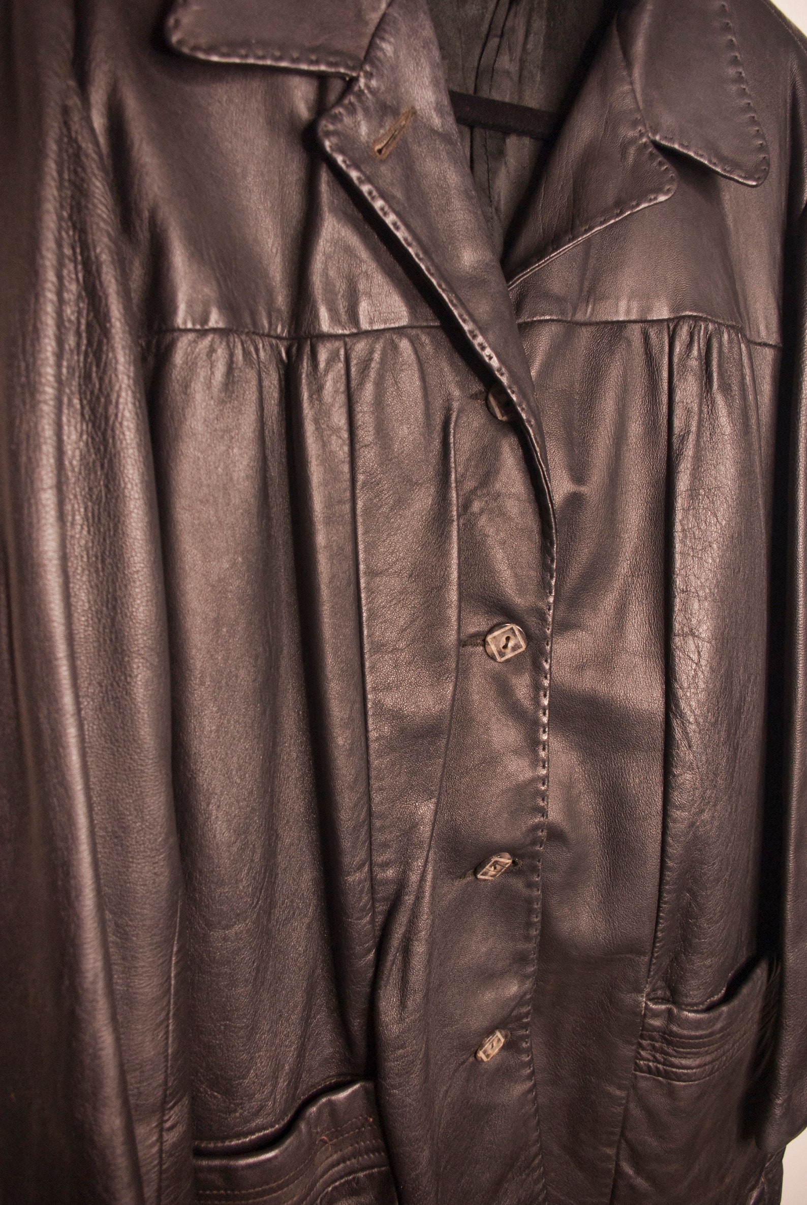 Vintage Clothing 60s Leather Jacket Women's Size Medium | Etsy