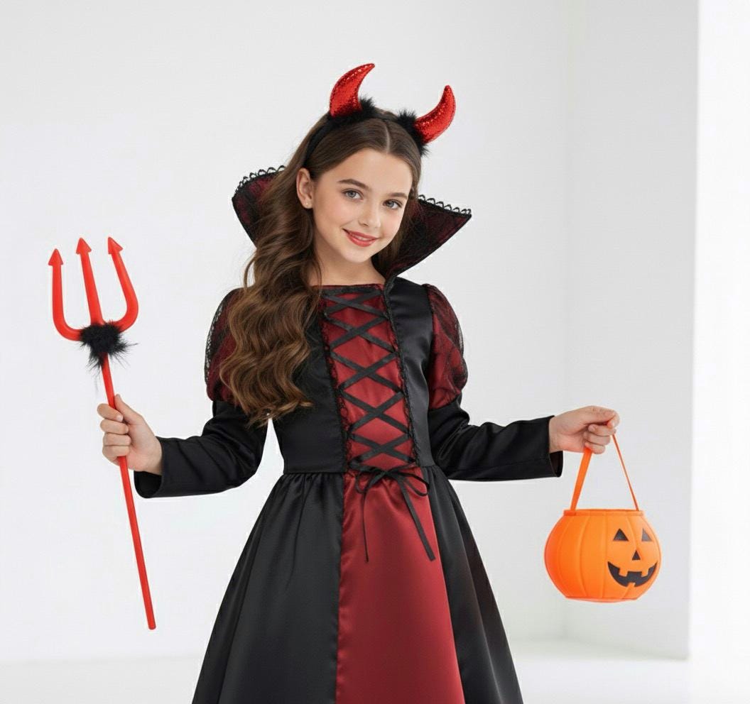 Red queen child costume - Etsy México, image size:1056x992