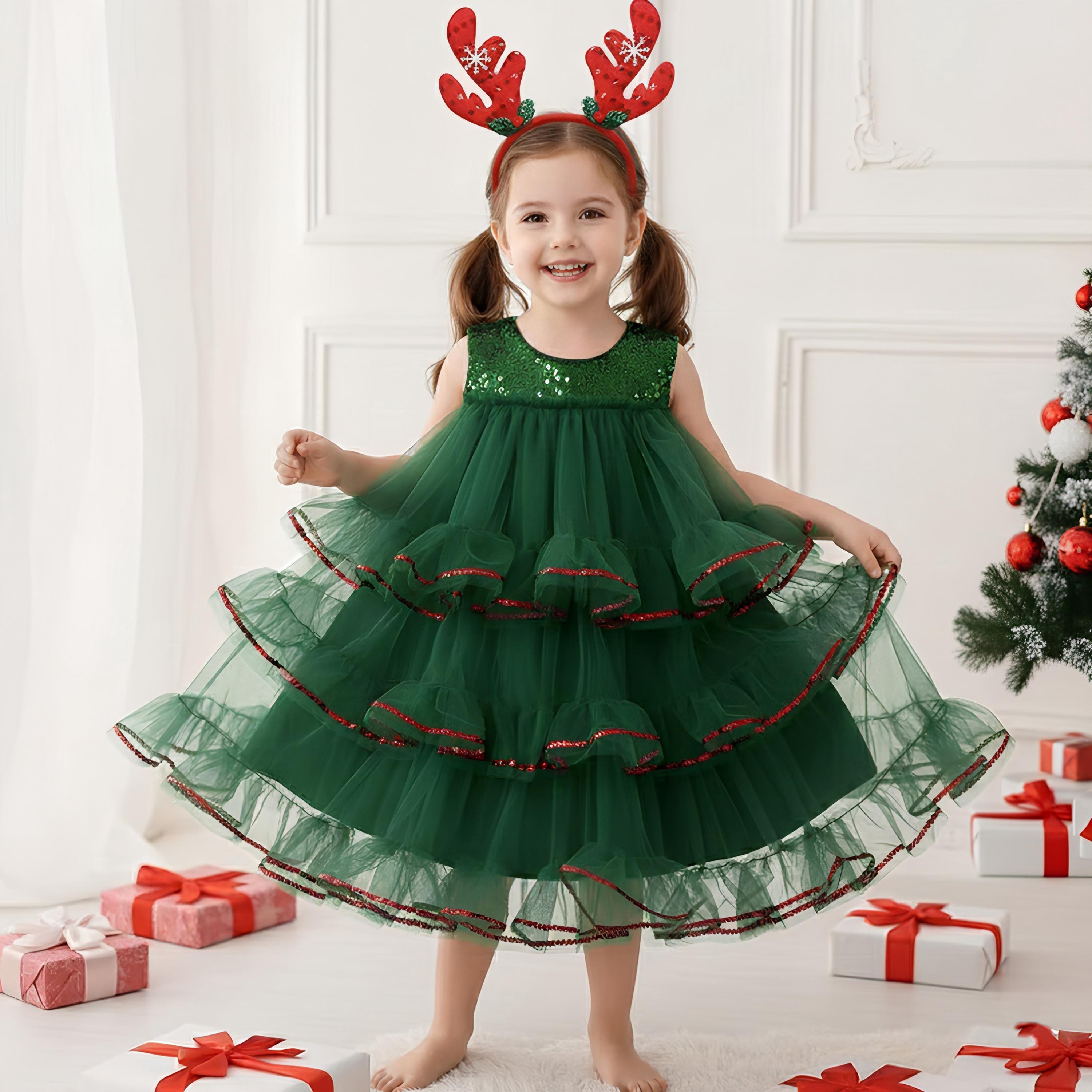 white christmas dresses Jolly Tree Pixie Mouse Dressed Up as Christmas Tree | Bethany Lowe main image 0
