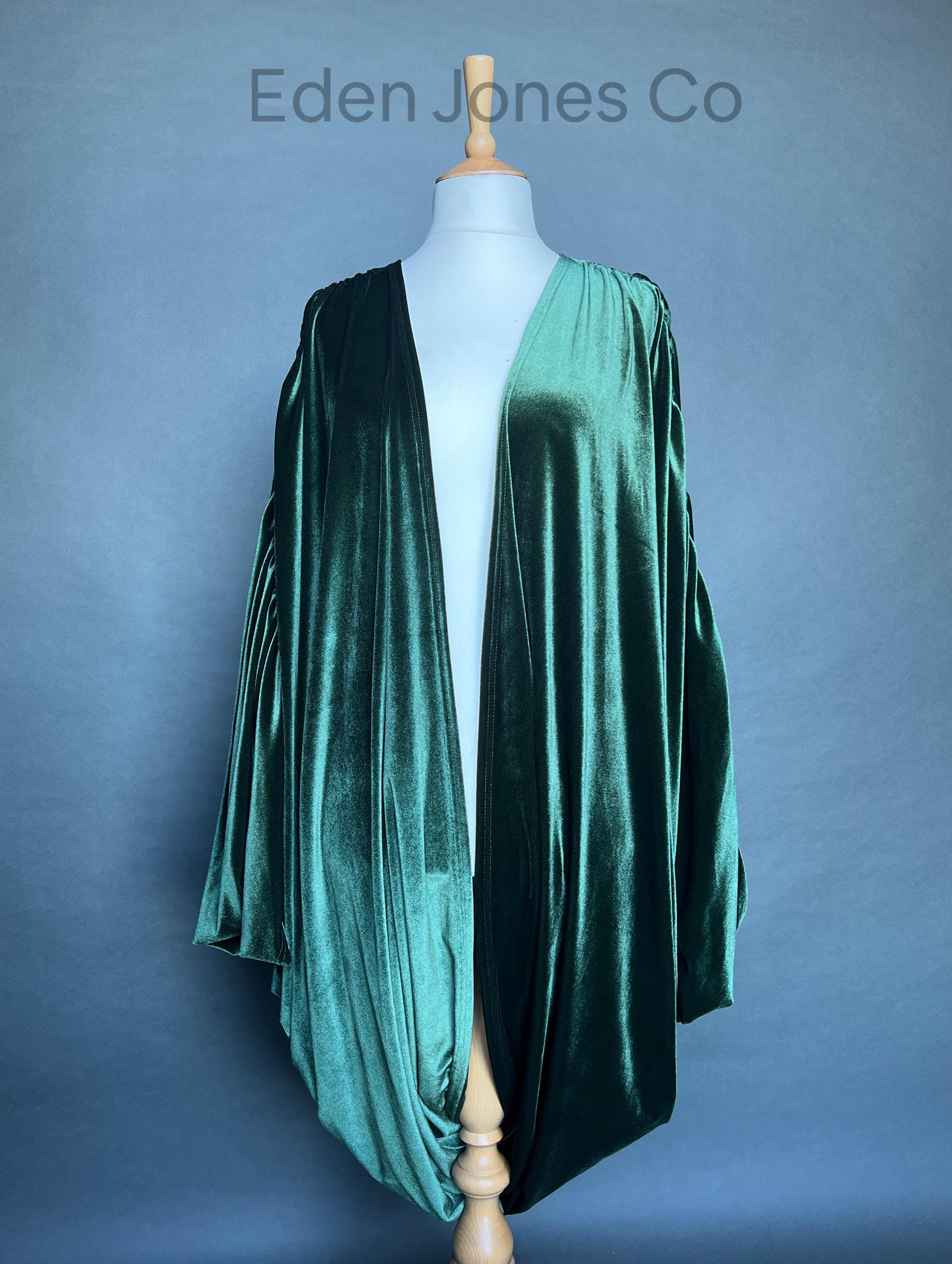 1920s Style Stretch Velvet Cocoon Coat, Art Deco Flapper Jacket - Etsy