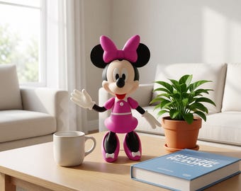 Minnie für immer: Handgefertigtes 3D-Symbol
