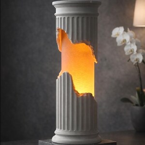 ギリシャの柱ランプ