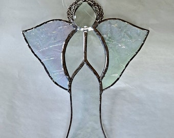 Stained Glass Angel Suncatcher, Spirituality & Religious, Home and Living, Home Décor  Handmade Decorative Window Angel, Gift
