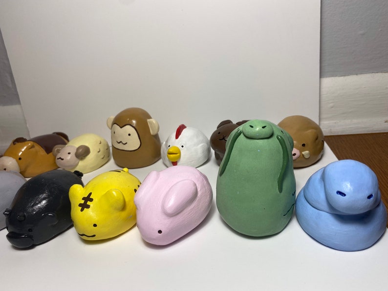 Handmade Fruits Basket Zodiac Figures Set Etsy