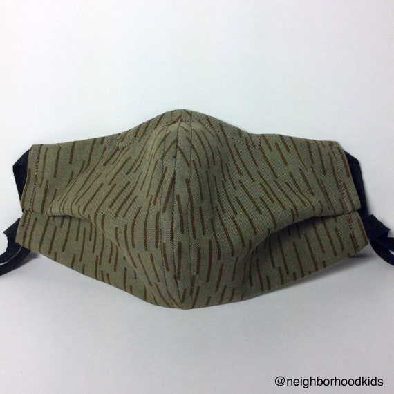 RAIN Camo Face Mask with nose wire. Adult/ Kids US Made 100% Cotton Washable/Reusable. Ready To Ship. Il_570xn
