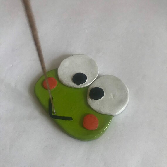 Handmade Keroppi incense holder Il_570xn