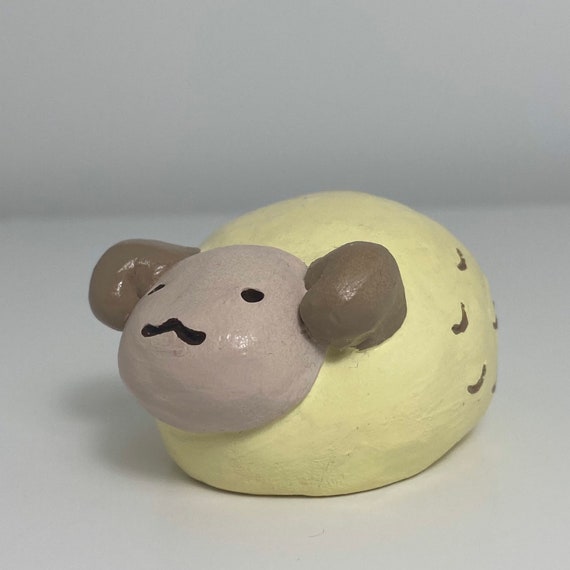 Handmade Fruits Basket Sheep figure