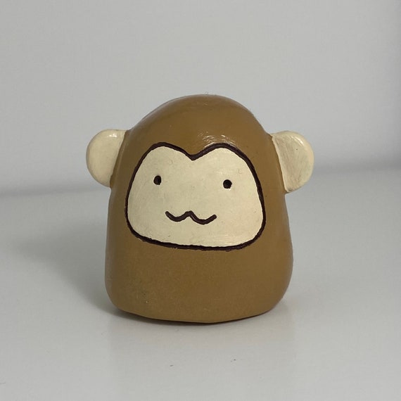 Handmade Fruits Basket Monkey figure